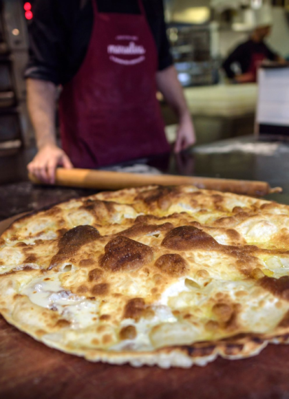 La focaccia col formaggio di Recco