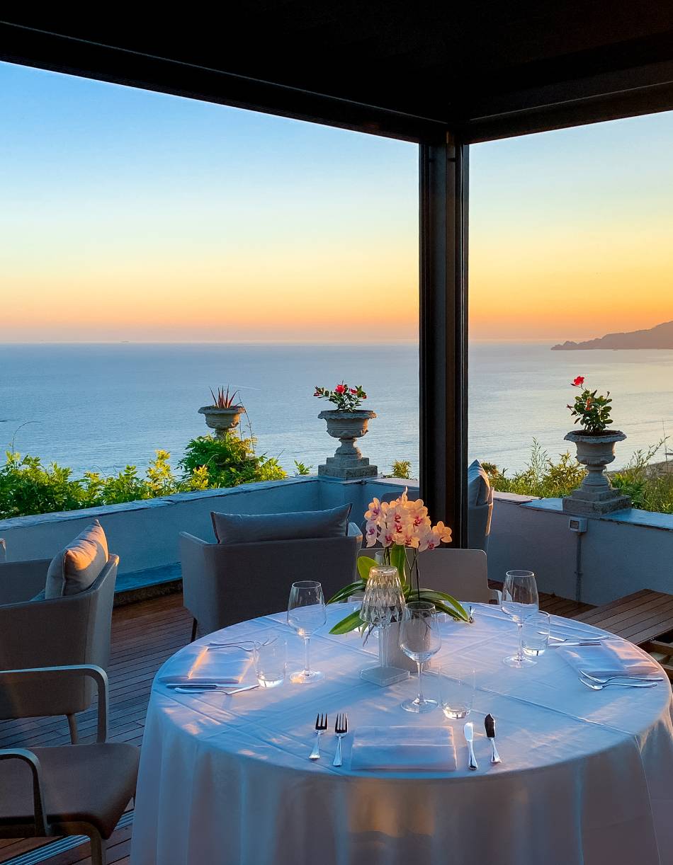 Aria Ristorante dell'Hotel Villa Riviera a Lavagna