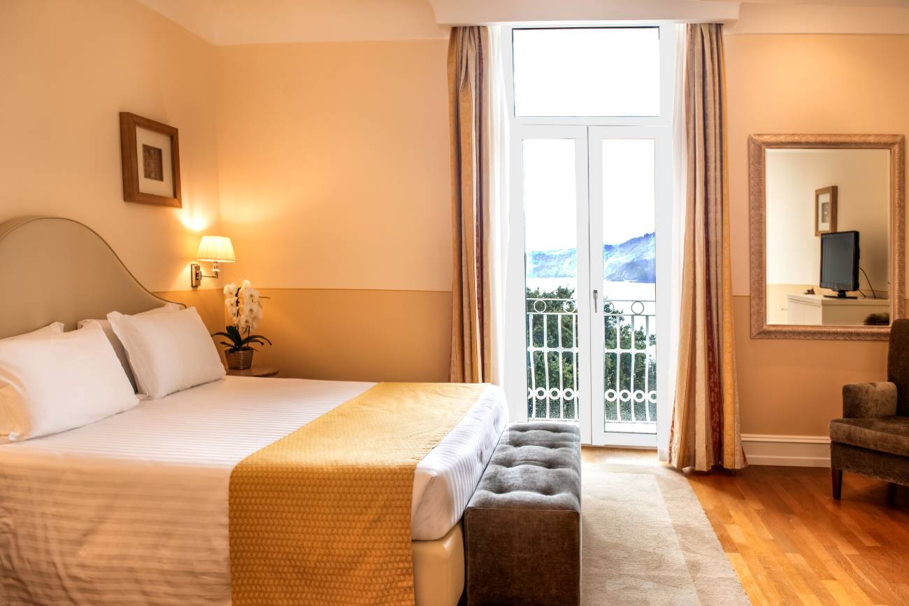 Camera matrimoniale del Grand Hotel Bristol Resort & SPA a Rapallo