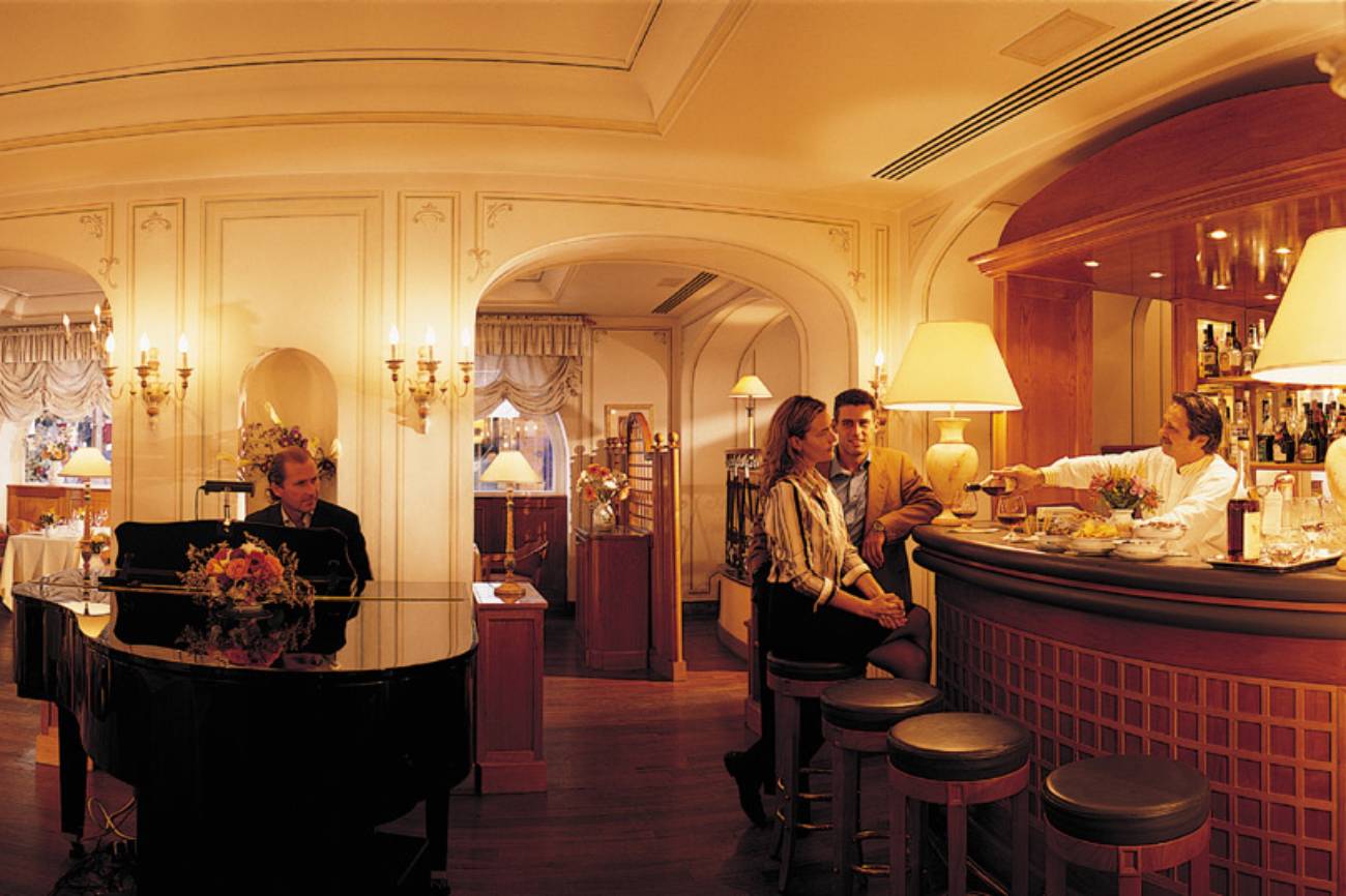 Bar del ristorante dell'Hotel Belmond Splendido Mare a Portofino