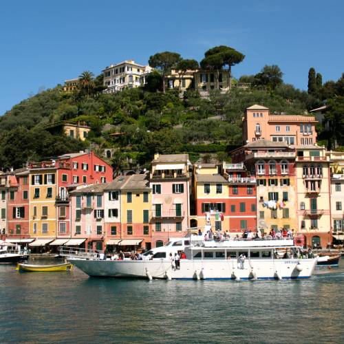 Battello turistico a Portofino