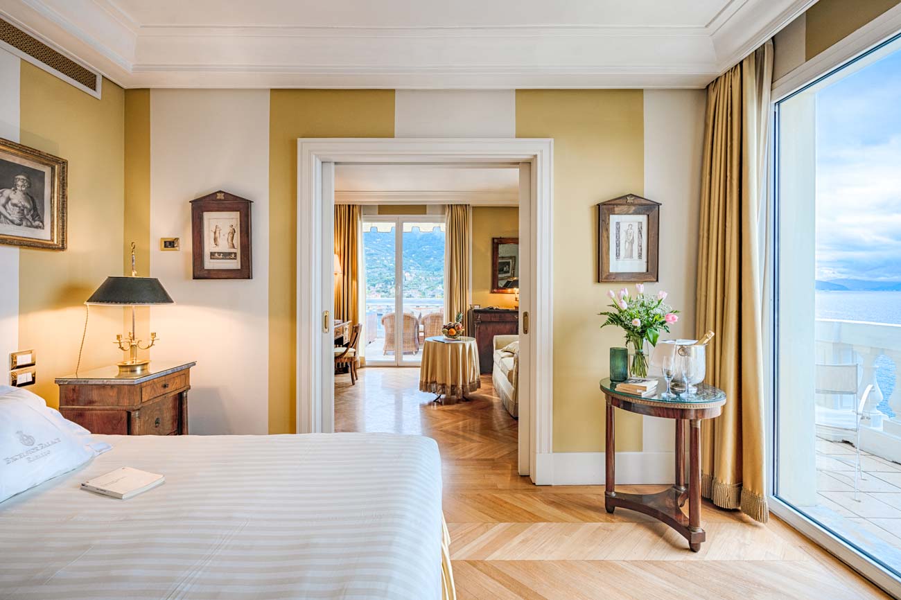 Camera Matrimoniale dell'Excelsior Palace Hotel a Rapallo
