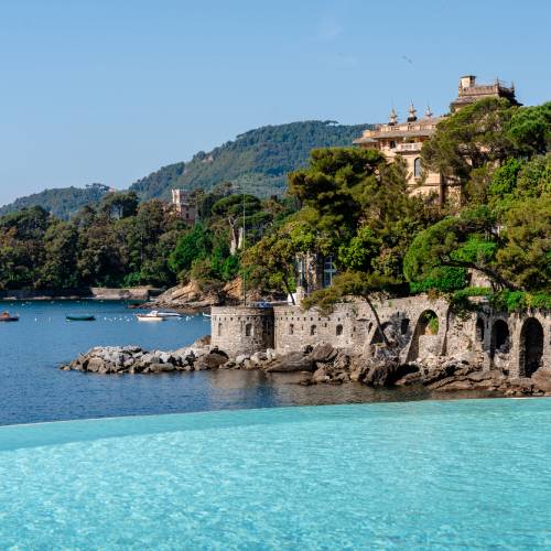 Piscina dell'Excelsior Palace Hotel a Rapallo