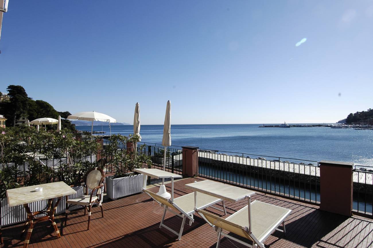 Terrazza dell'Hotel Helios a Santa Margherita Ligure