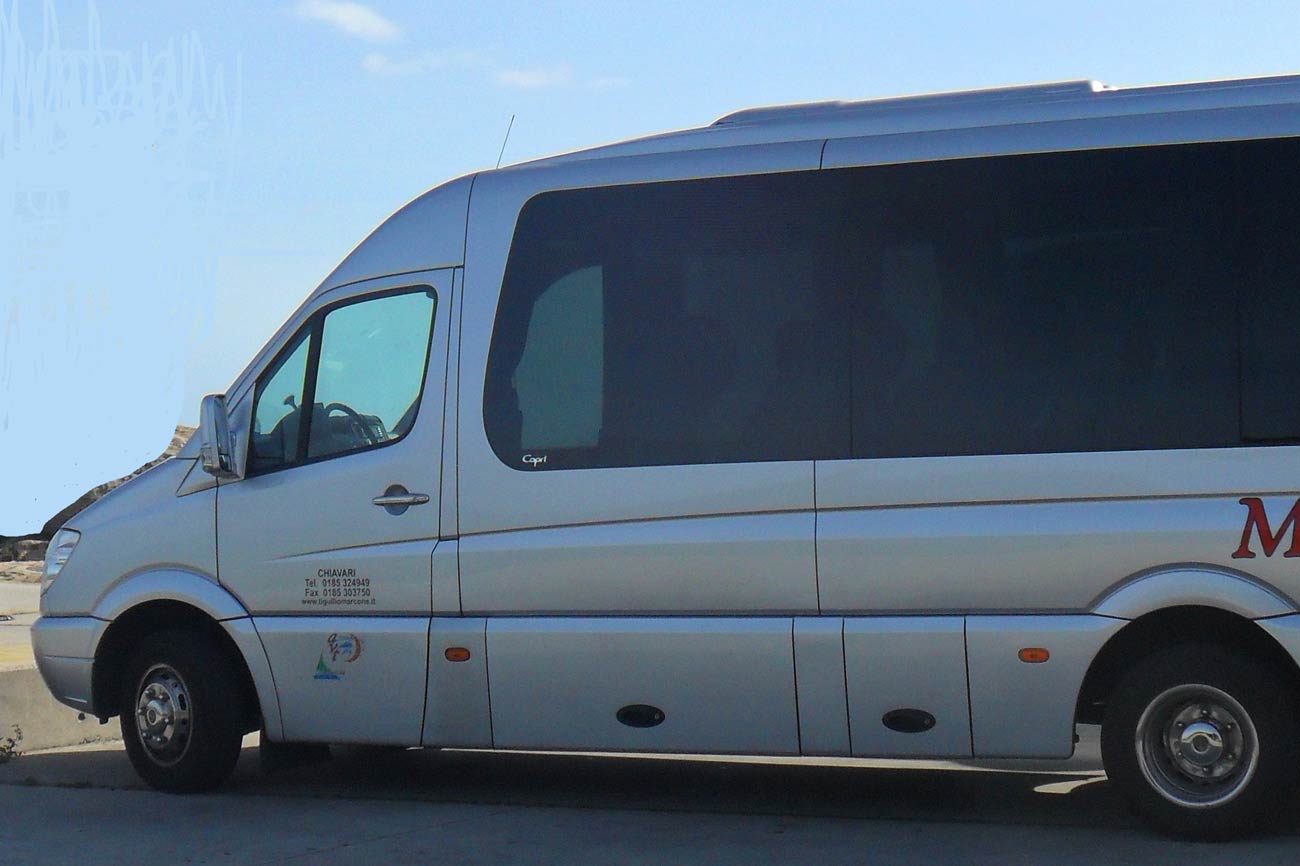 Minivan per il servizio di trasporto