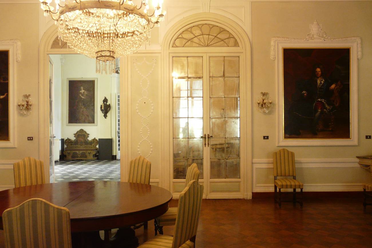 Sala interna di Villa Durazzo a Santa Margherita Ligure